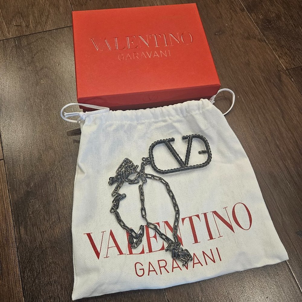 Valentino VLogo Signature chain-link belt